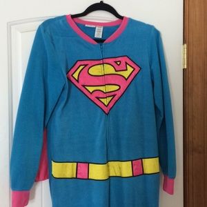 Supergirl adult onesie